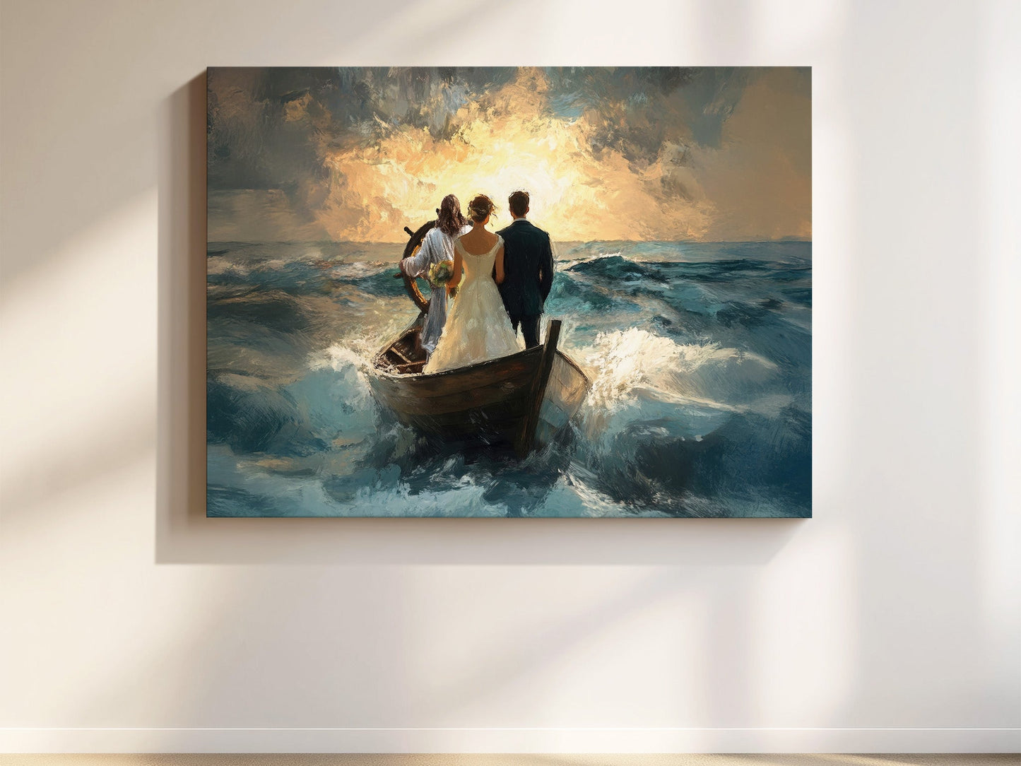 Geleid door Hem | Canvas Kunstwerk