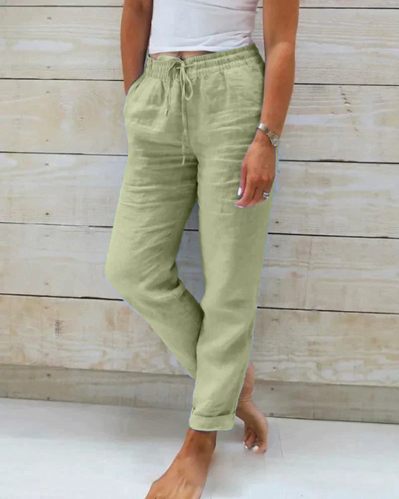 Stilvolle Leinenhose