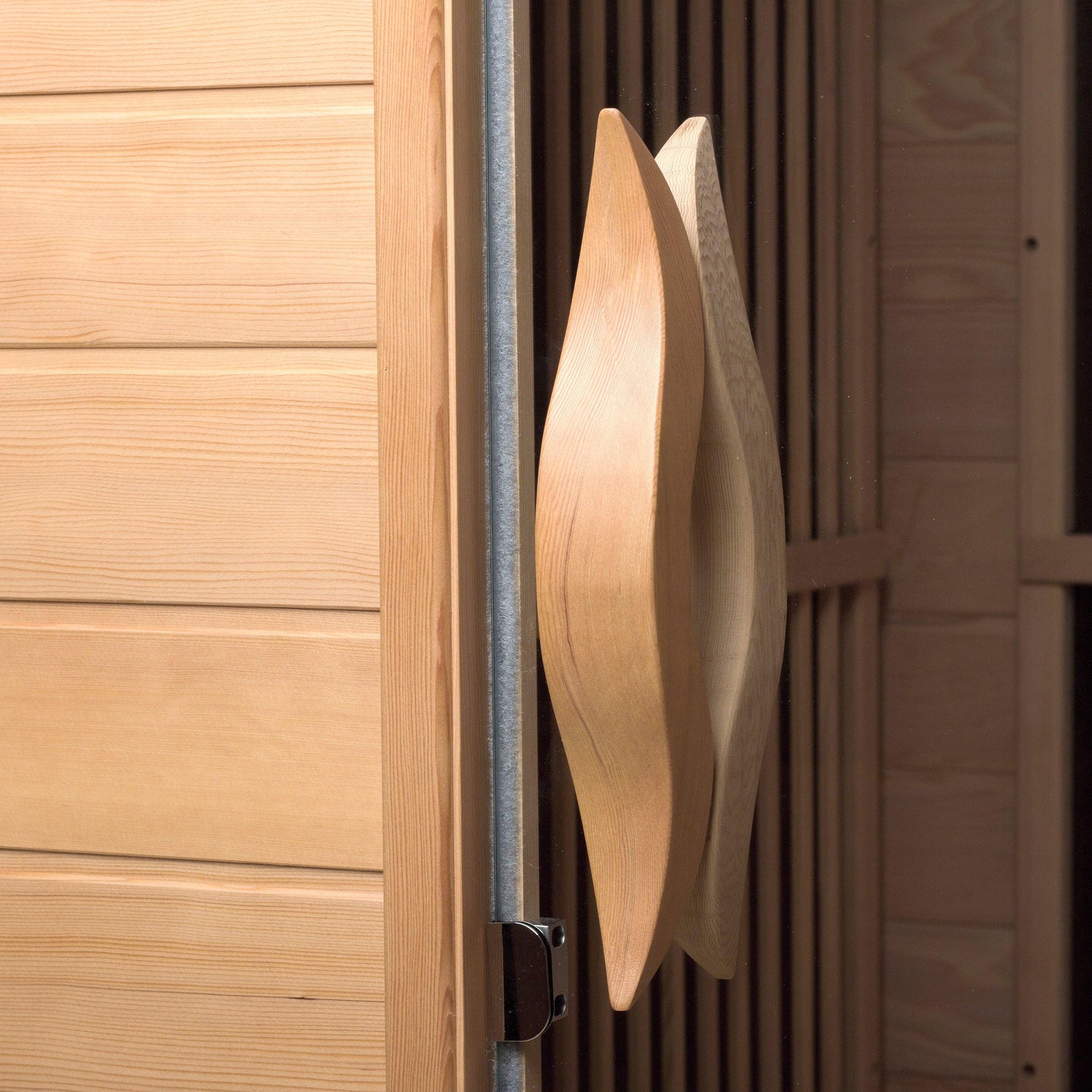 Sauna de Infravermelhos de Carbono para 2 Pessoas - Sauna de Madeira de Tsuga Canadense - 1700 Watts - Áudio Premium