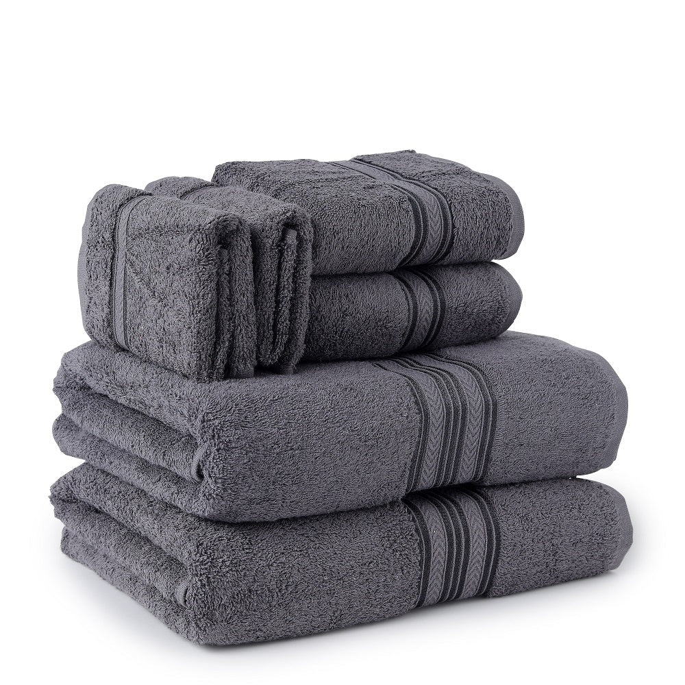 12-teiliges Handtuch-Set 100 % ringgesponnene Baumwolle