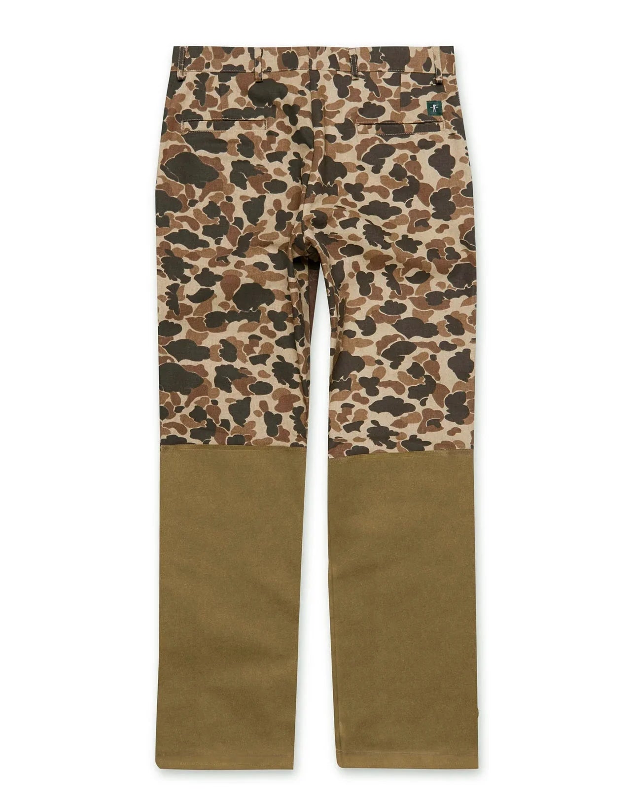 Mellantung fältbyxa - 17oz vaxad camo