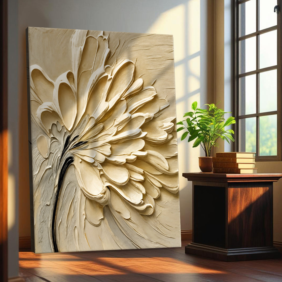 Arte murale con schizzi di fiori