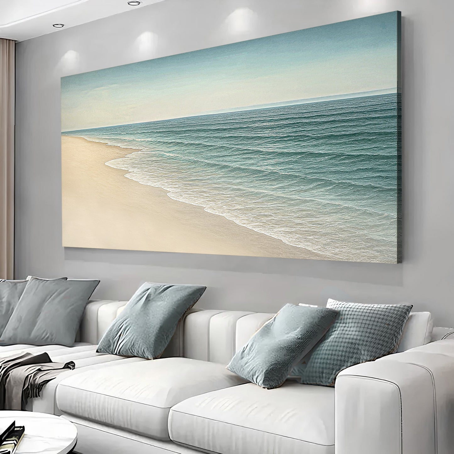 Arte murale costiera della riva della spiaggia II