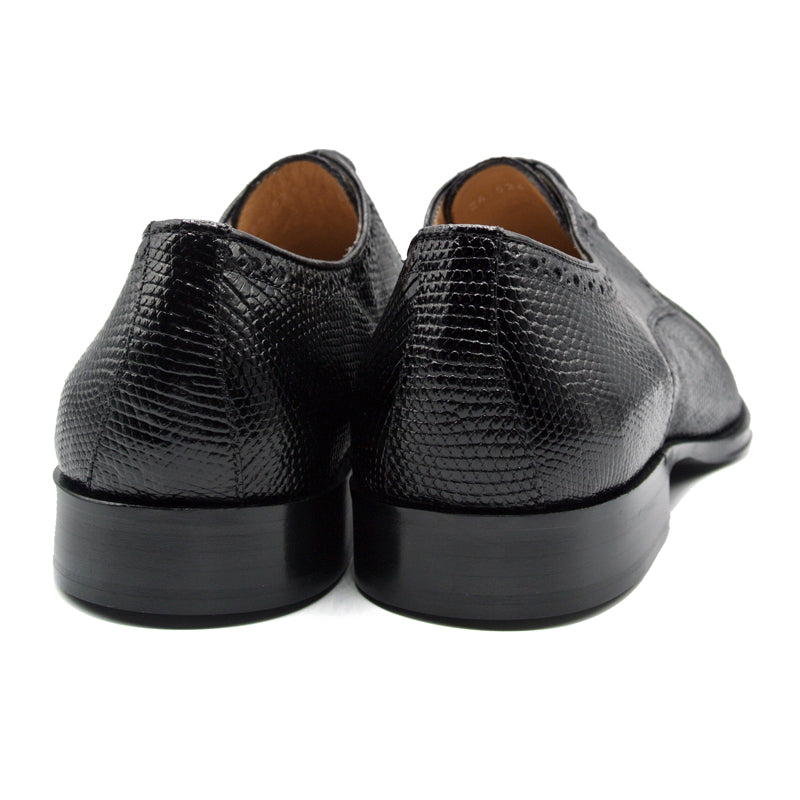 24-526-BLK GIOVANNI Teju Lizard Stringate, Nero