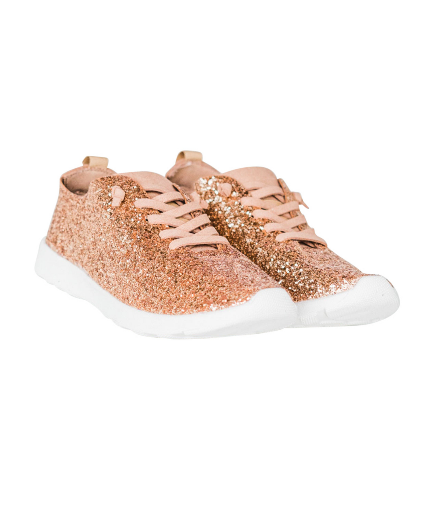 Sneaker Mayo Glitter in Oro Rosa