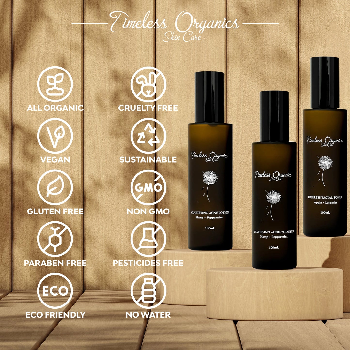 3-stappen acne systeem