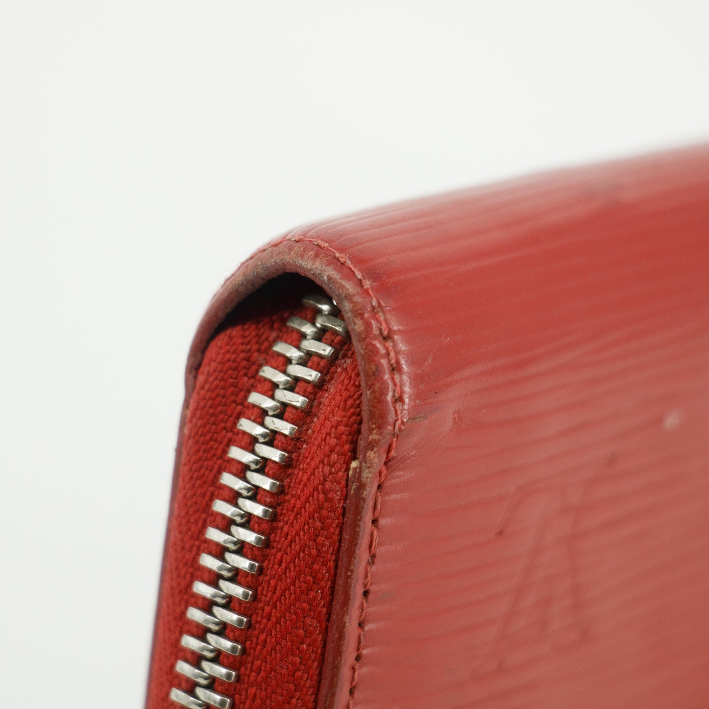 Louis Vuitton Red Epi Zippy Long Wallet #3120
