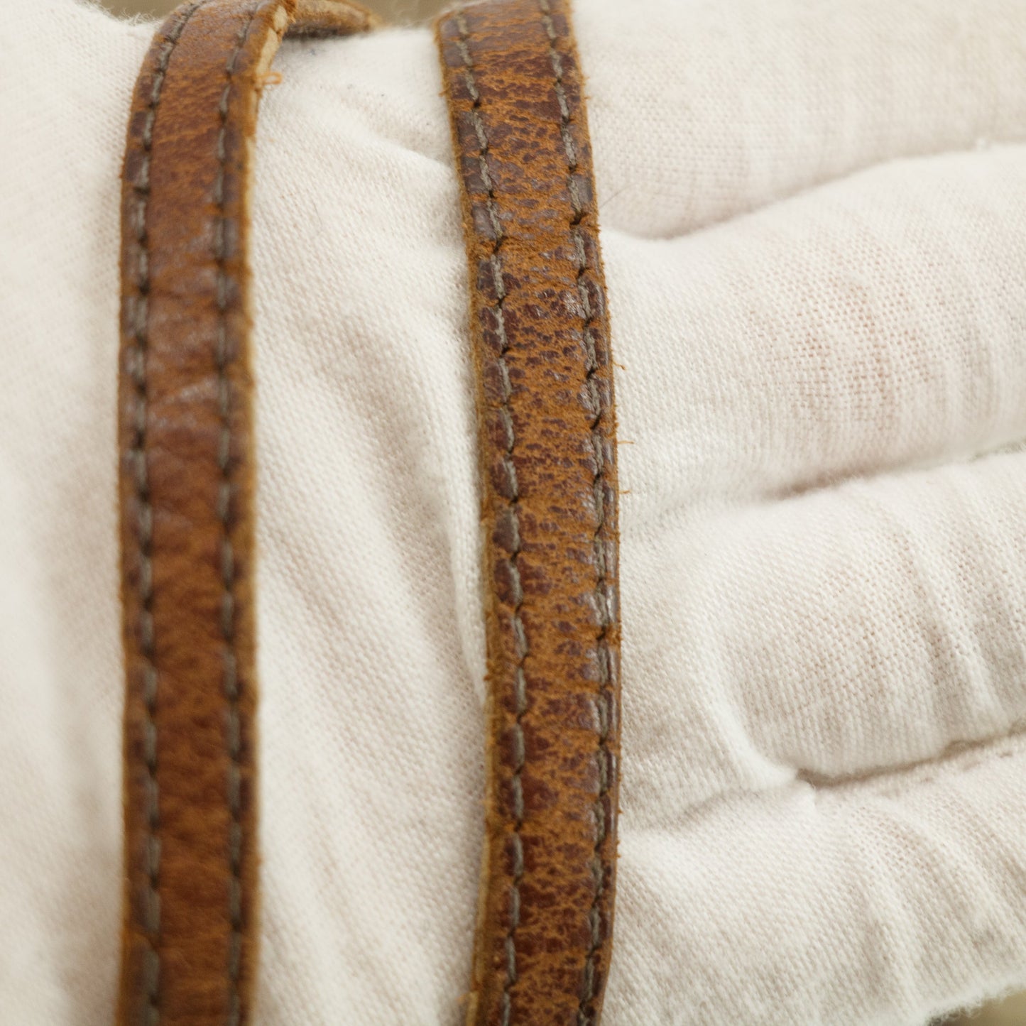 Fendi FF Zucchino Patter Beige Shoulder Bag #3579