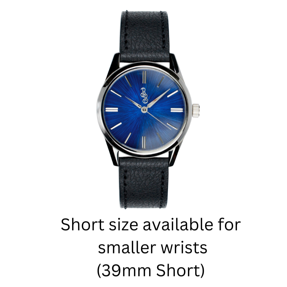 Blue Sunburst Watch