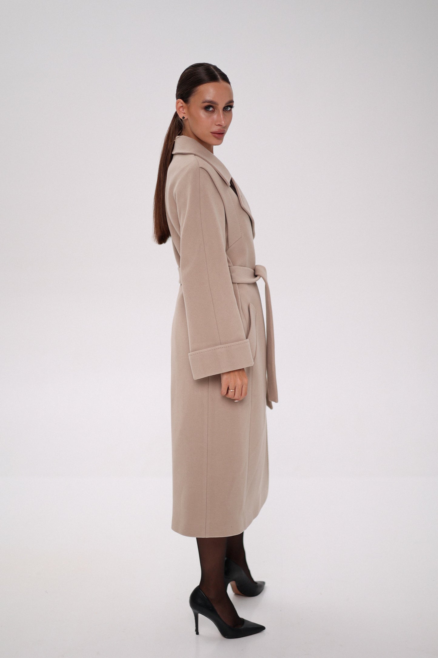 Cappotto classico in misto lana e cashmere Firenze