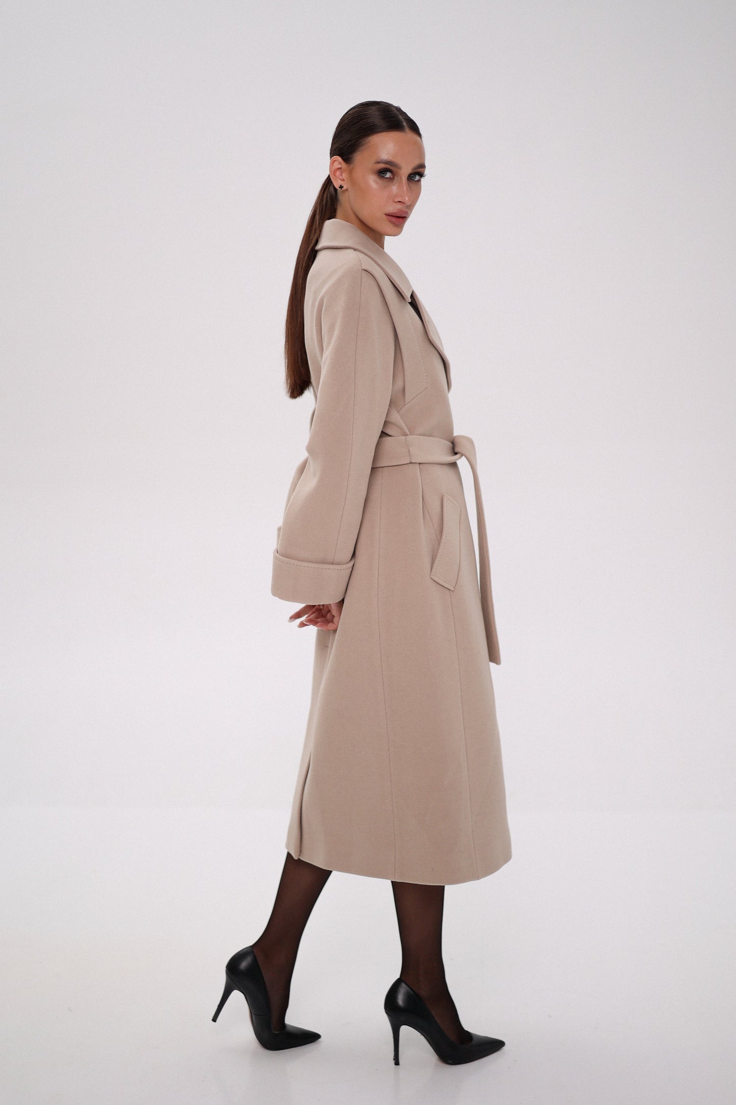 Cappotto classico in misto lana e cashmere Firenze
