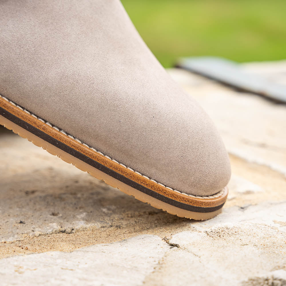 56-105-SND LEGERRA Monkstrap in pelle scamosciata di capra, sabbia