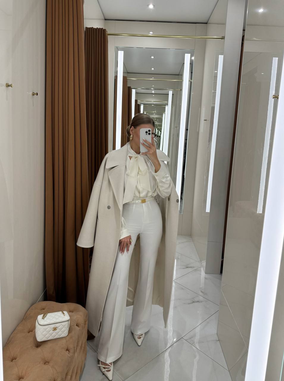 Eliza klassisk ullblandet frakk