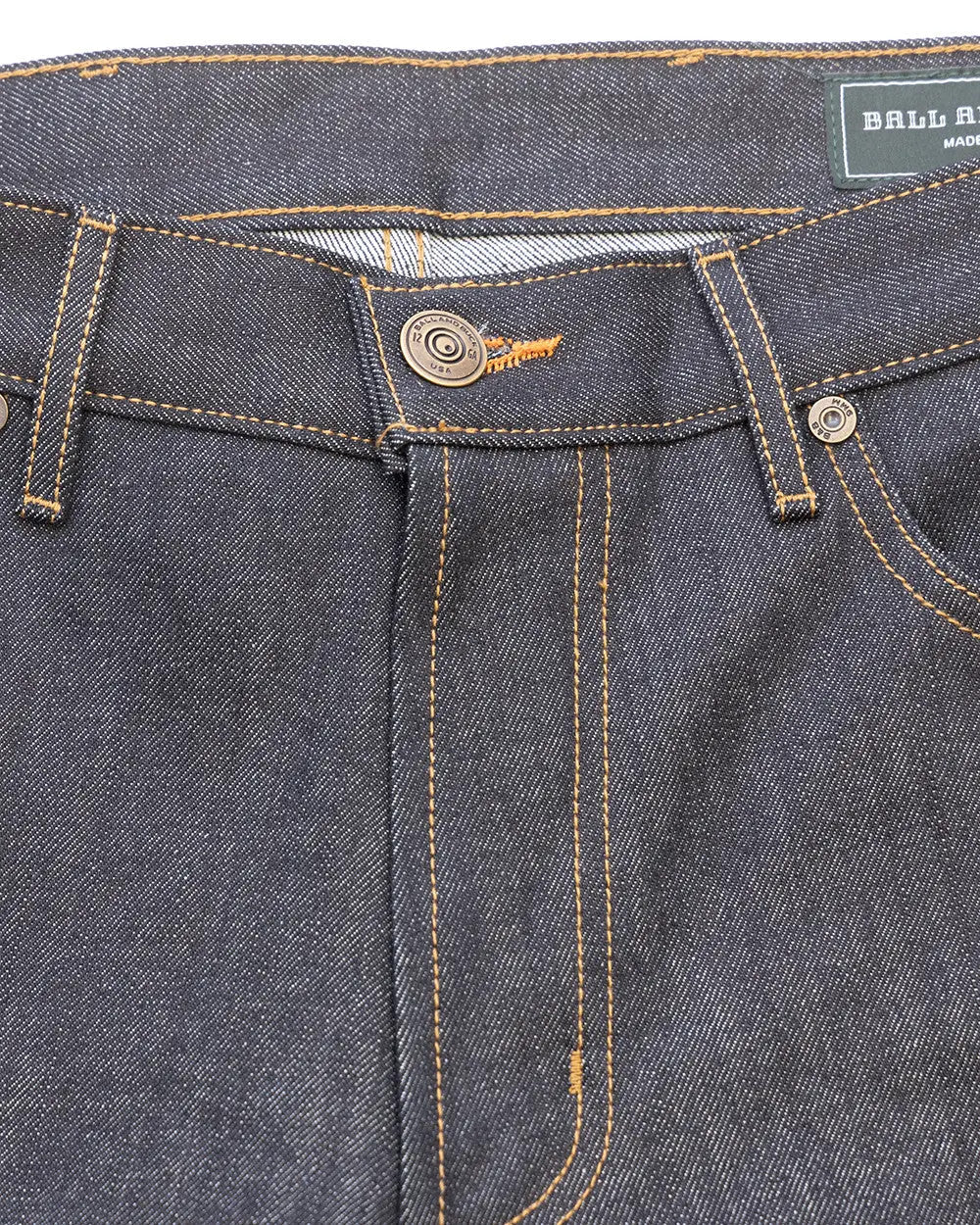 6-Punkt-Denim - Roh-Indigo