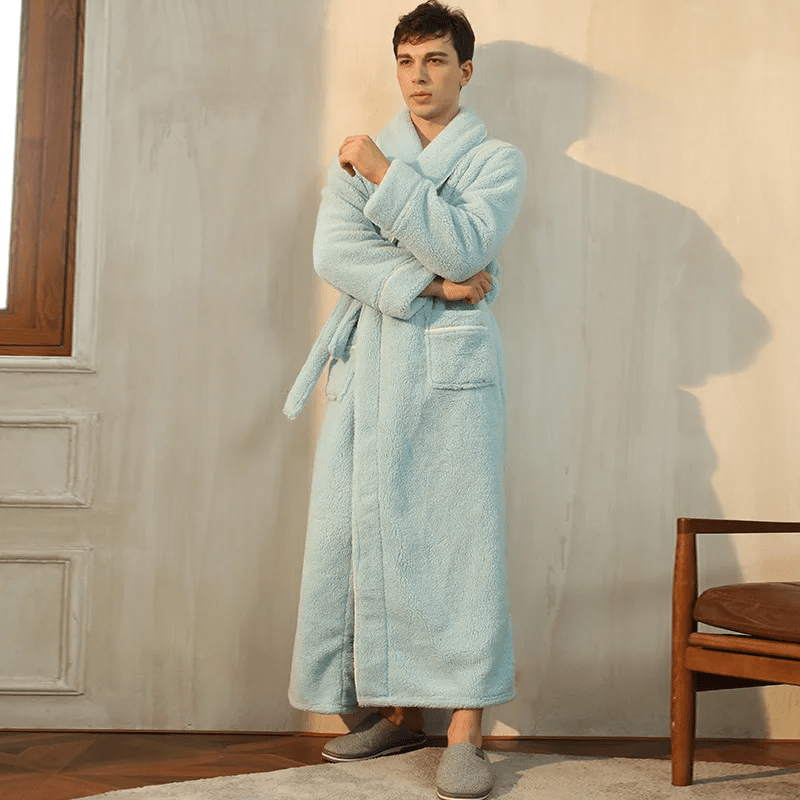 Pluche Fleece Badjas