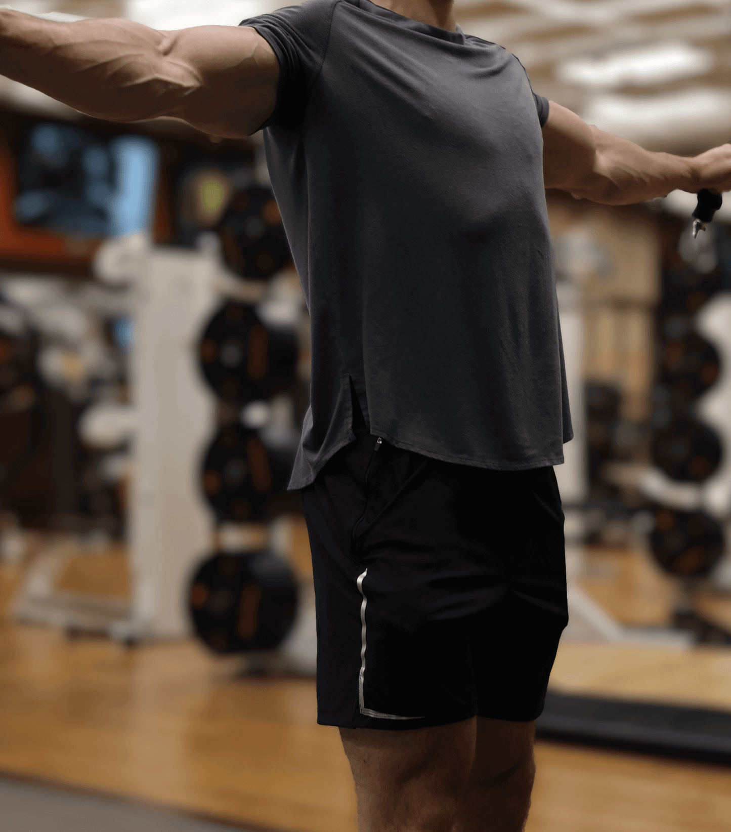 Pantaloncini da allenamento Dominate - Nero