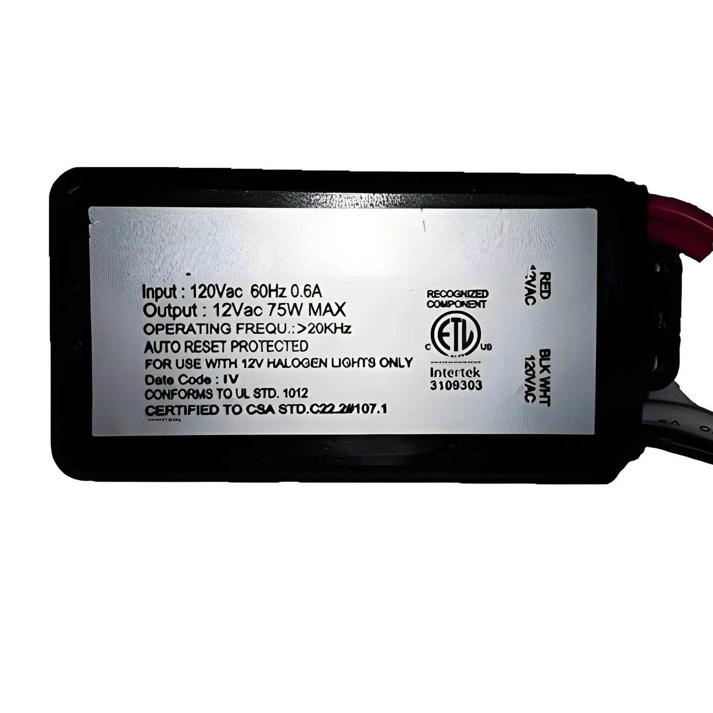 75W Innesluten Halogenlampa Nya Transformatorer