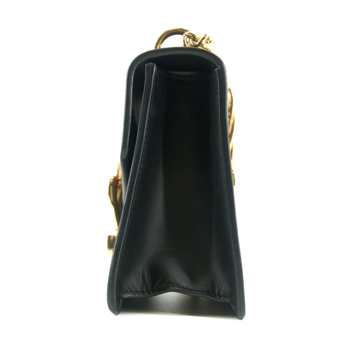 Gucci Black Sylvie Small Chain Shoulder Bag #7691