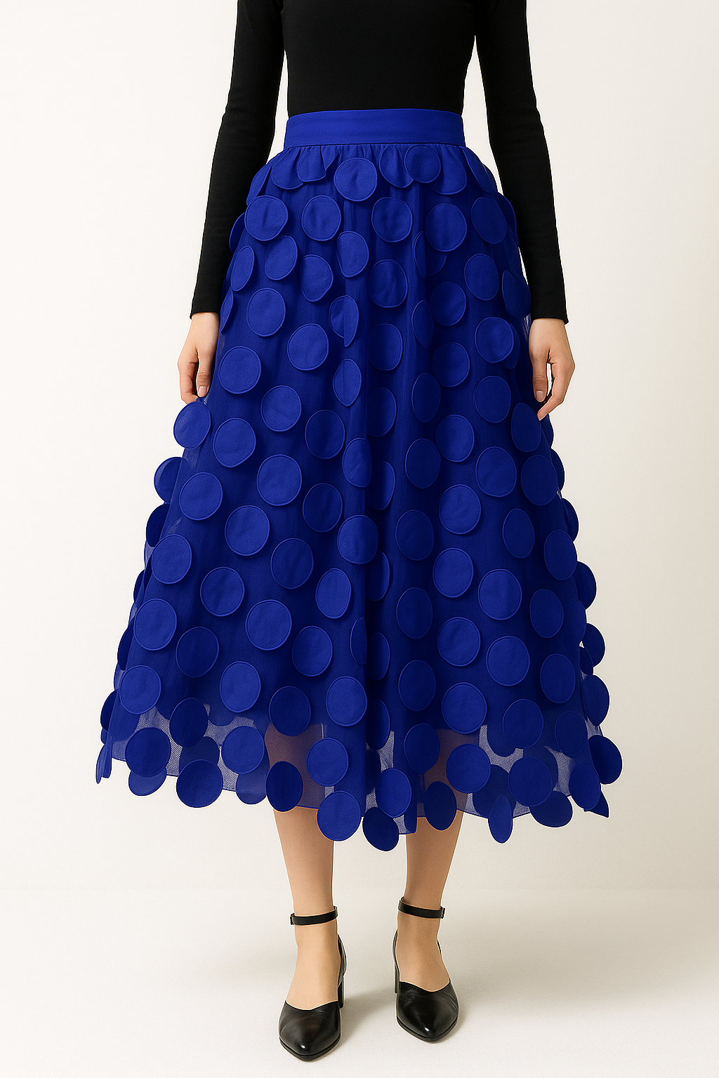 A-Line Midi Skirt for Women – Soft Lightweight Fabric, Flattering Fit, Versatile Style for Casual and Formal Wear 11