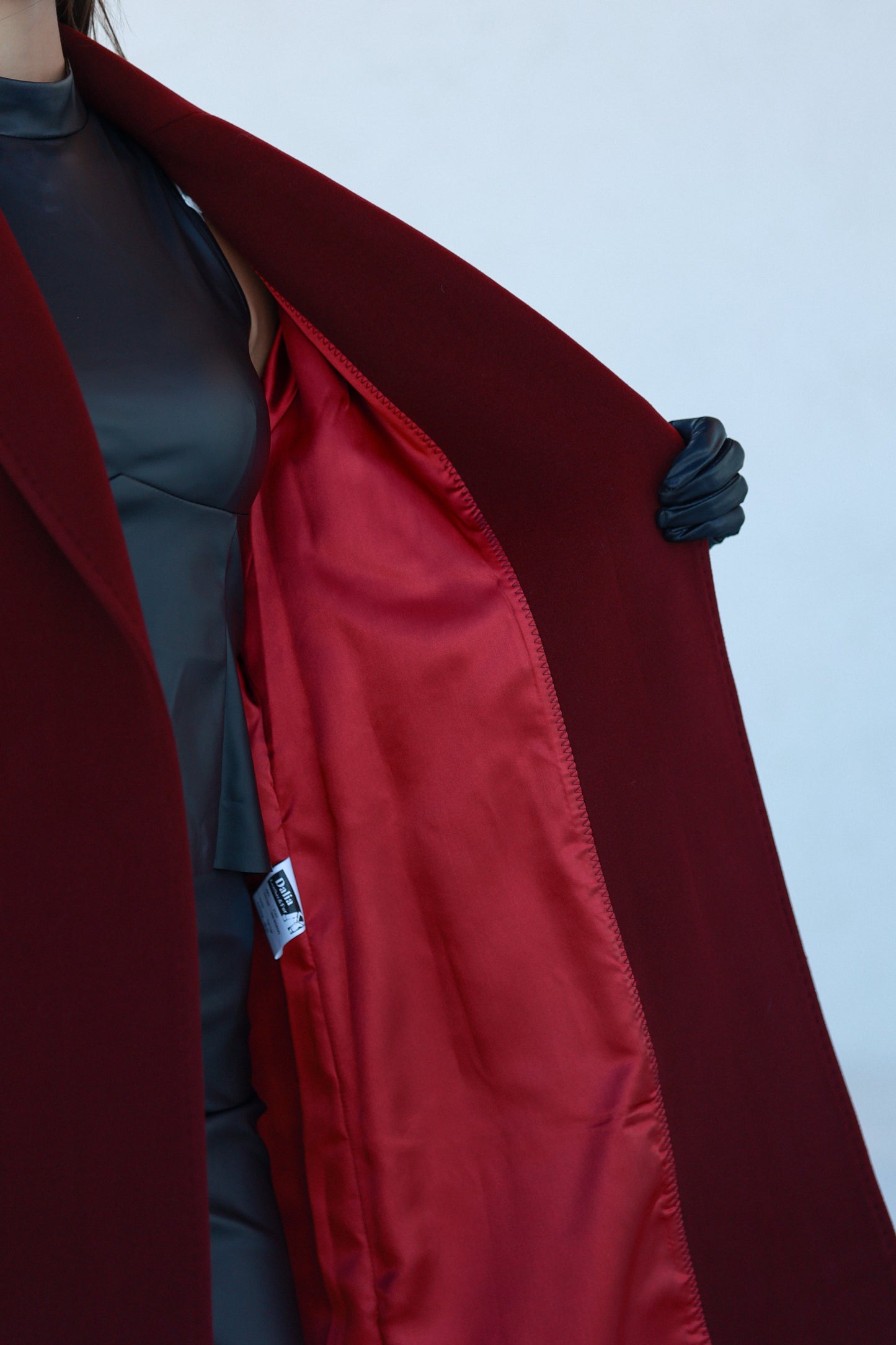 Cappotto lungo in misto lana e cashmere Angelina