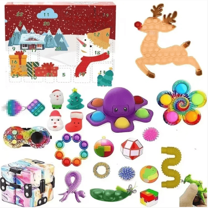 Advent Calendar | 24 Unique Sensory Toys for Kids' Relaxation 0