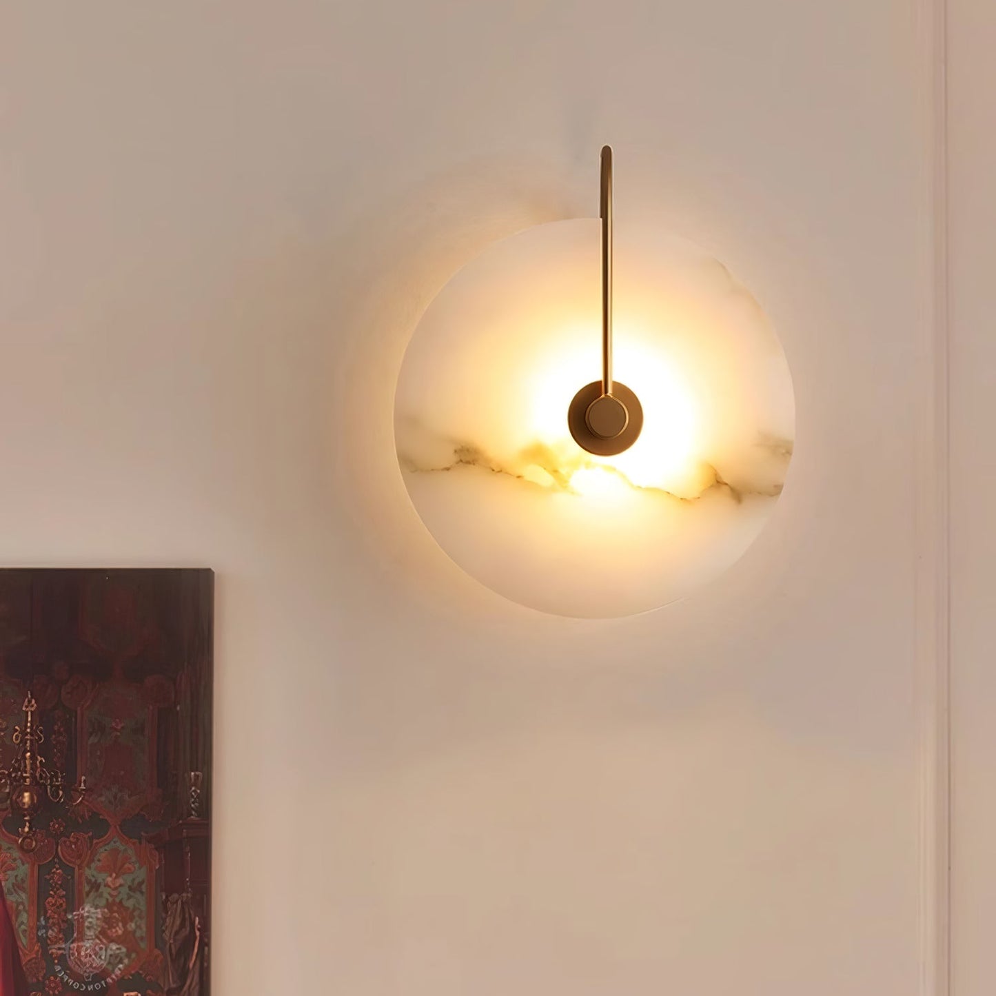 Alabaster Wall Sconce | Elegant LED Lighting with Modern Design 3
