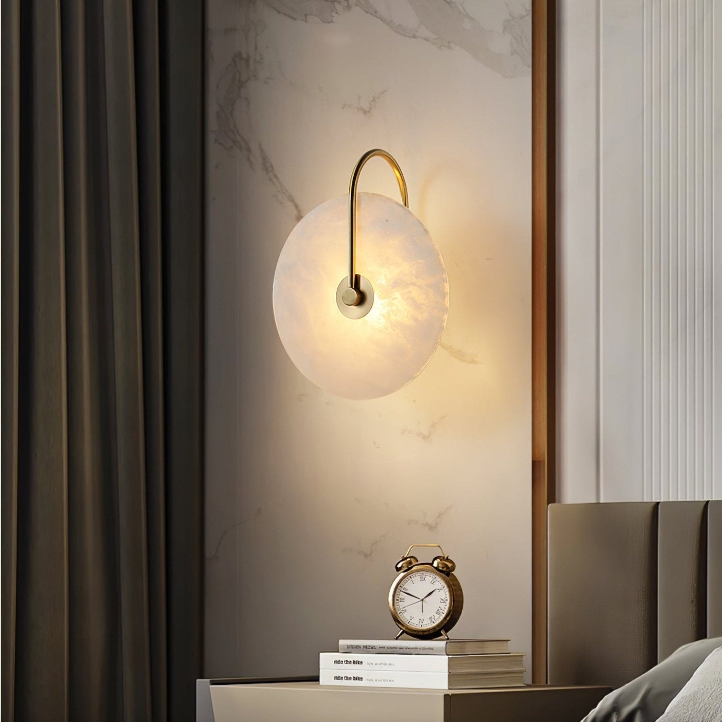 Alabaster Wall Sconce | Elegant LED Lighting with Modern Design 5