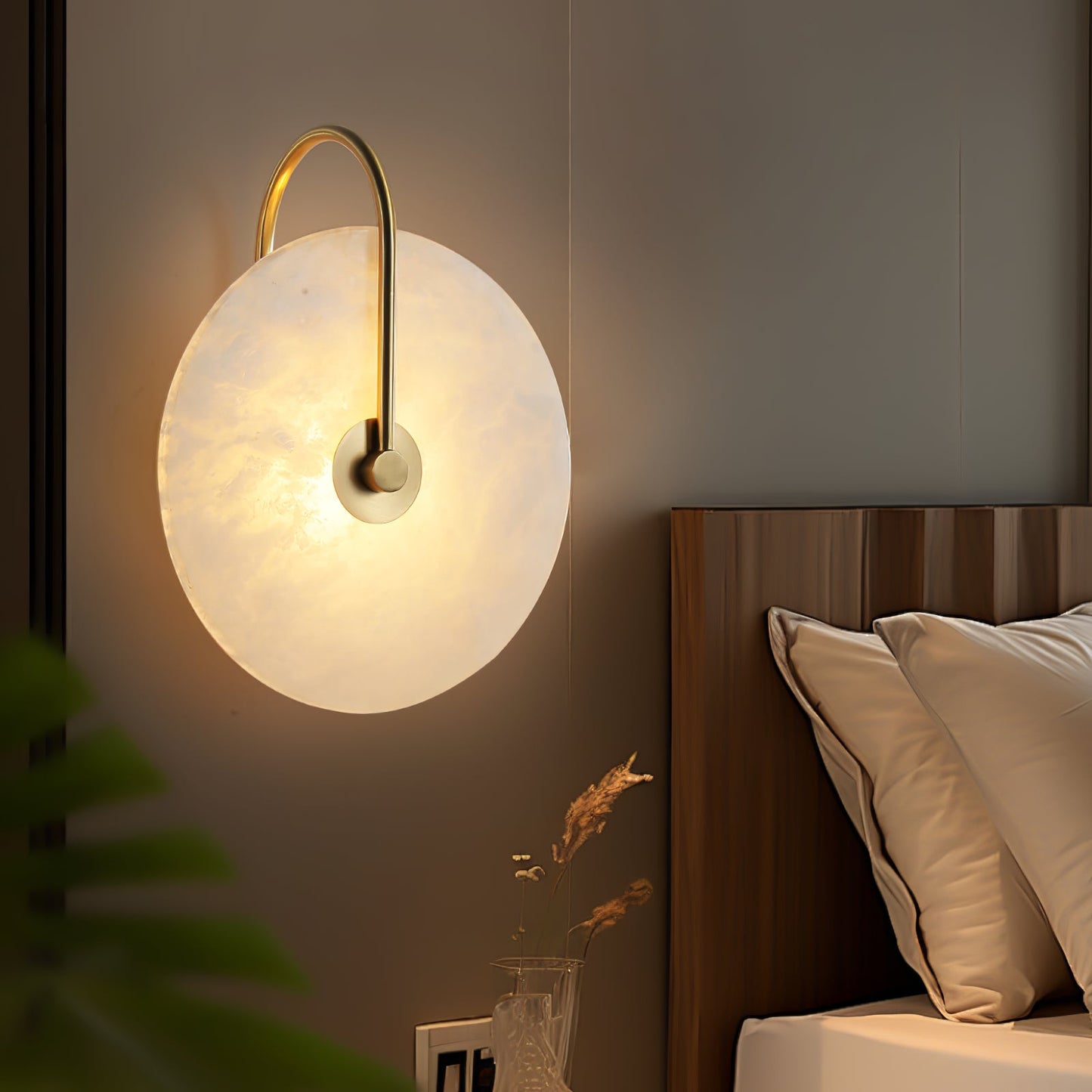 Alabaster Wall Sconce | Elegant LED Lighting with Modern Design 8