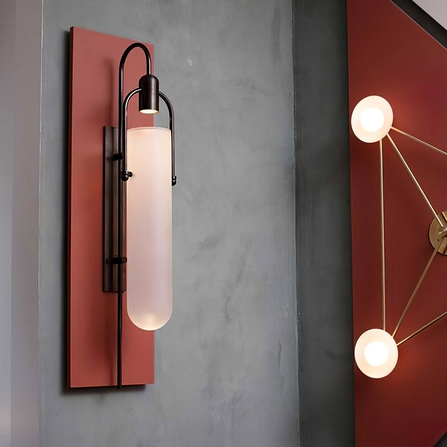 Arc Wall Lamp | Sleek Glass Design with Modern Matte Frame 6