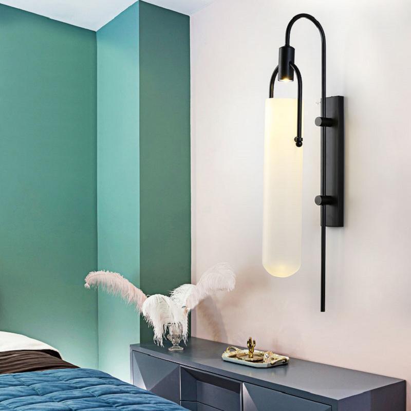 Arc Wall Lamp | Sleek Glass Design with Modern Matte Frame 7