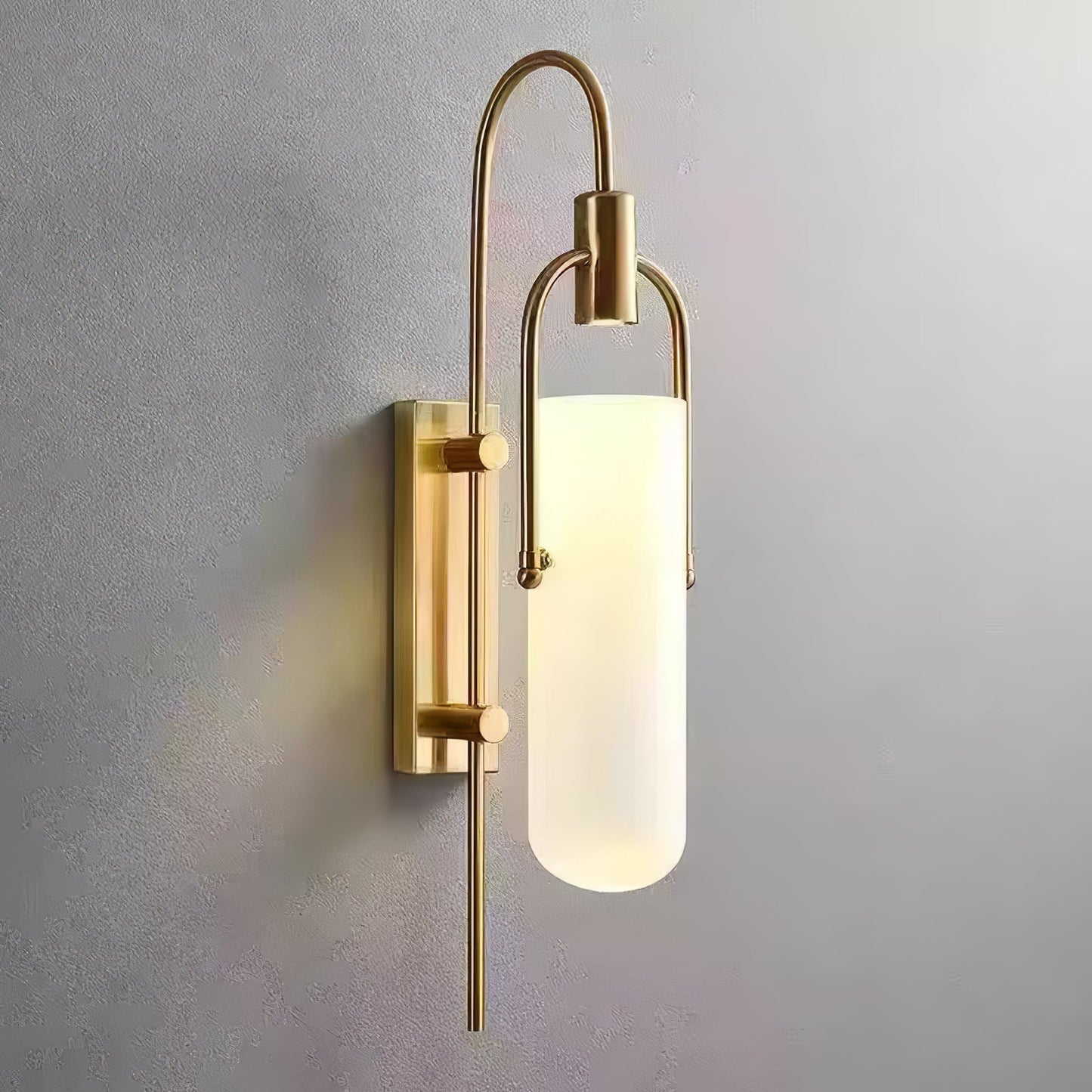 Arc Wall Lamp | Sleek Glass Design with Modern Matte Frame 9