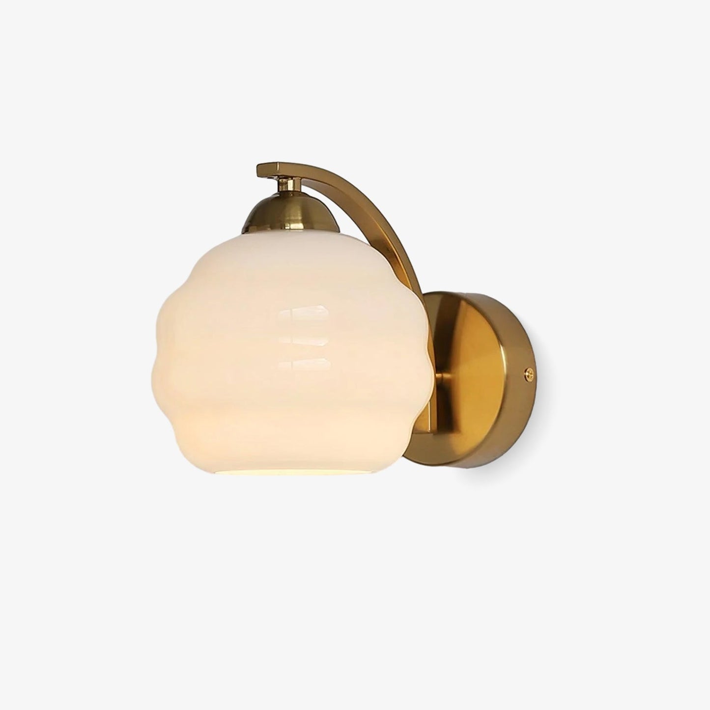 Art Deco Wall Sconce | Vintage Design with Warm Glass Shades 1