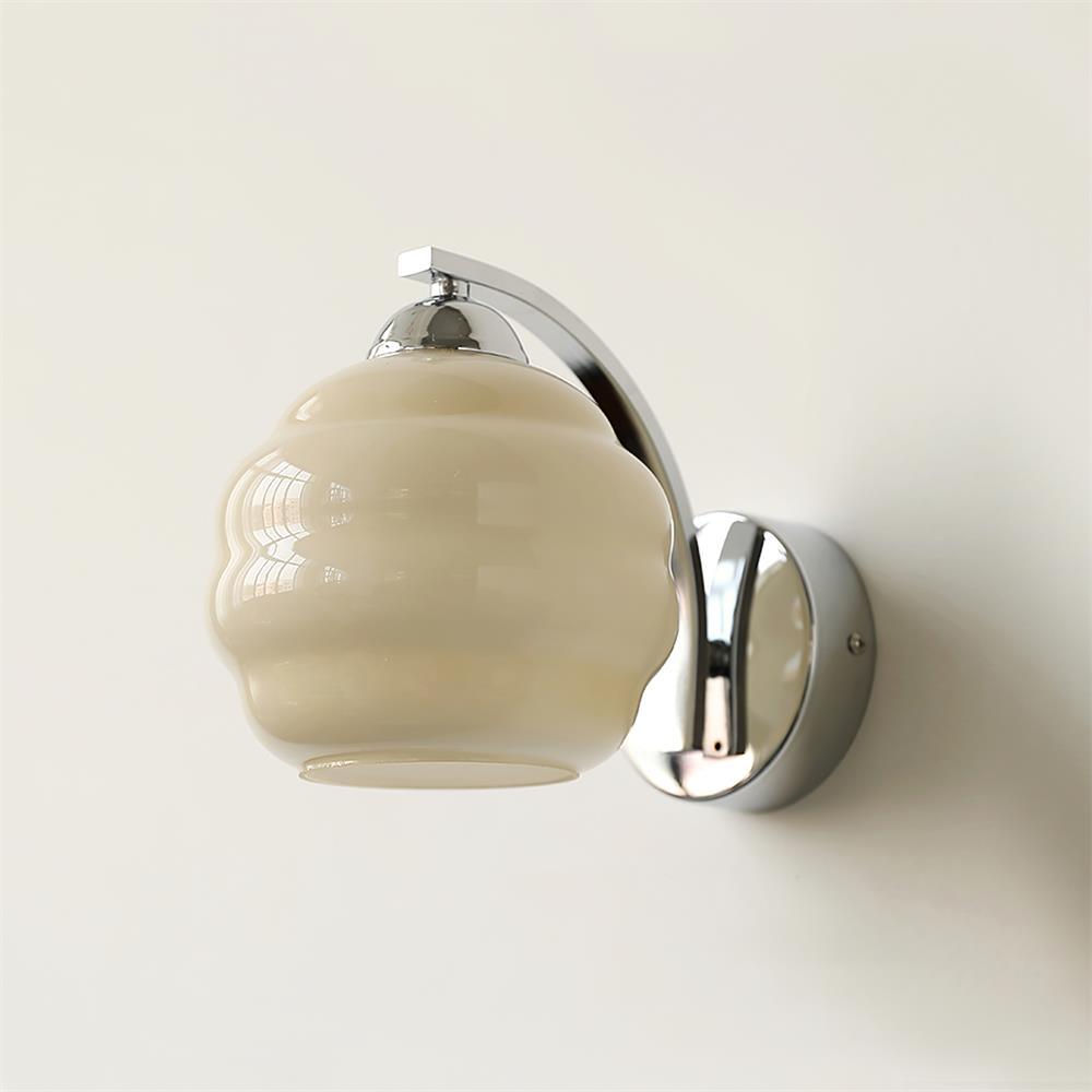 Art Deco Wall Sconce | Vintage Design with Warm Glass Shades 10