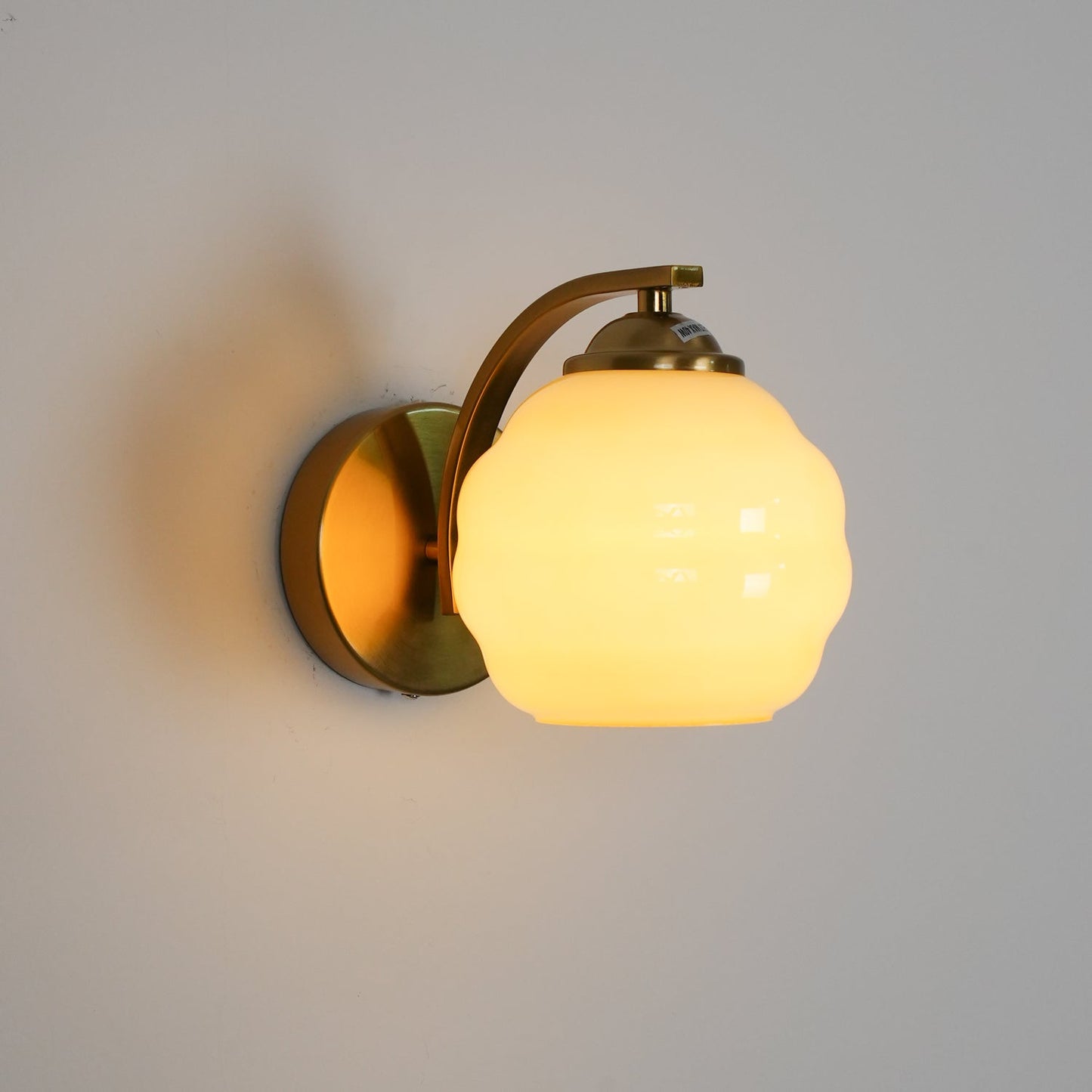 Art Deco Wall Sconce | Vintage Design with Warm Glass Shades 8