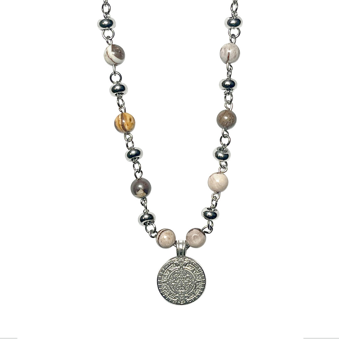 Collier pièce zèbre australienne