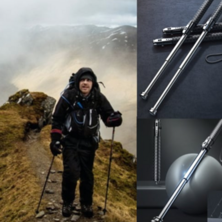 Automatic Folding Walking Stick | Compact Design for Enhanced Stability 1