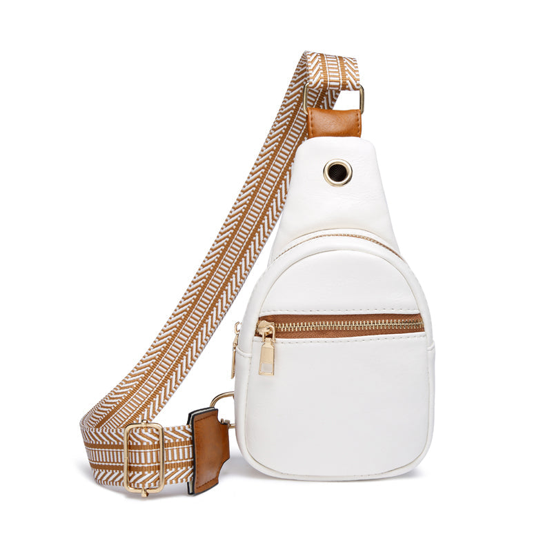 The Palmer | Bolso bandolera con bolsillo con cremallera