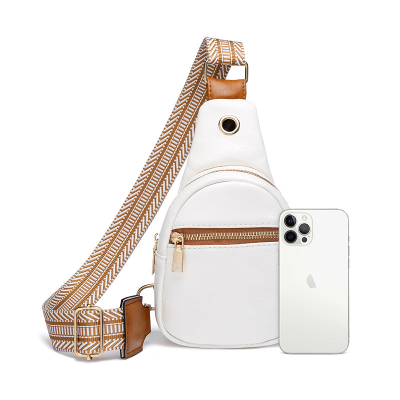 The Palmer | Bolso bandolera con bolsillo con cremallera