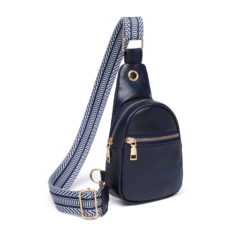 The Palmer | Bolso bandolera con bolsillo con cremallera
