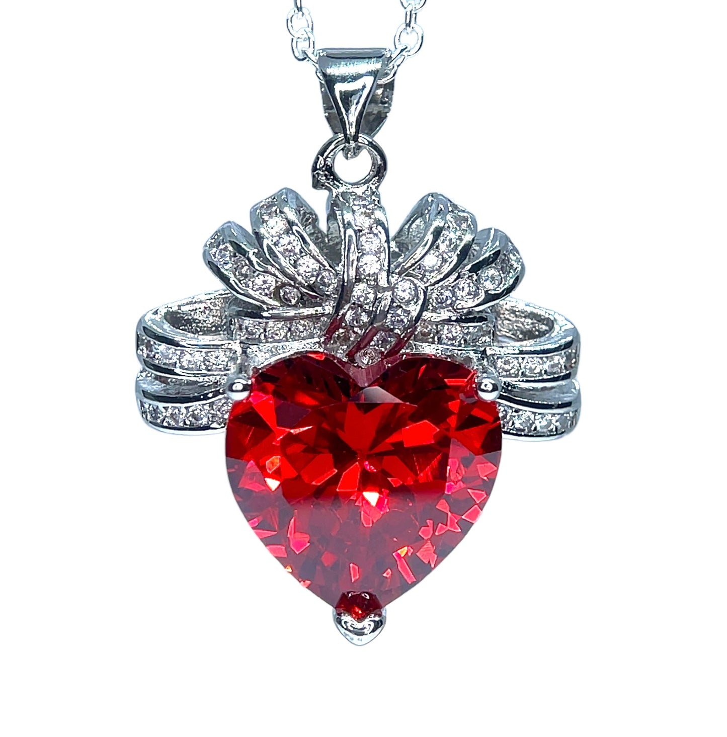 Naszyjniki z sercem z kamieniem urodzinowym według miesiąca - Spice Love Jewels