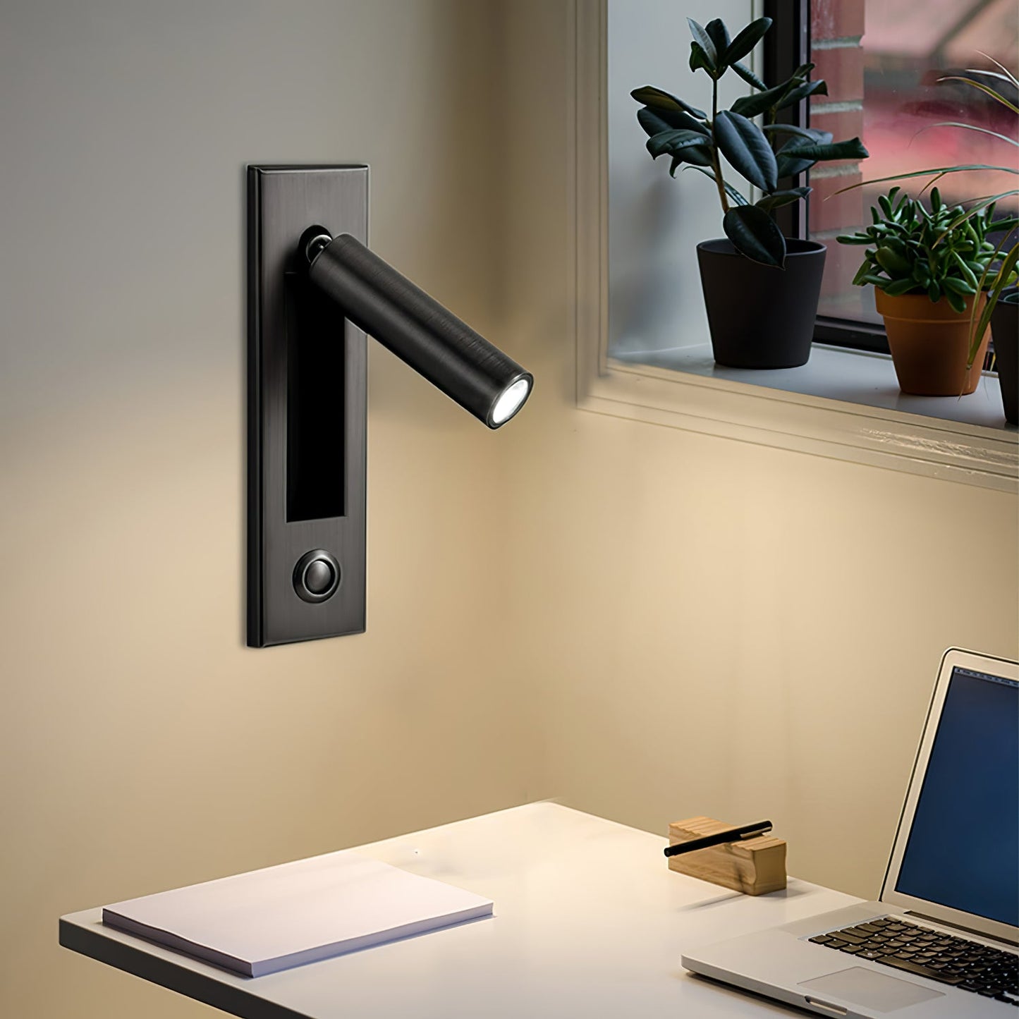 Bedside Sconce | Adjustable LED Wall Mounted Lamp with Hidden Switch 2
