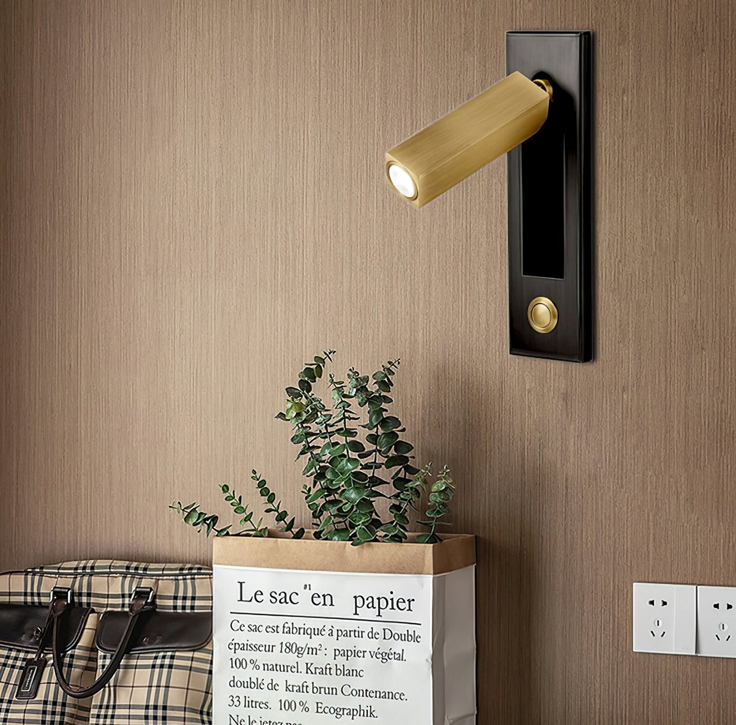 Bedside Sconce | Adjustable LED Wall Mounted Lamp with Hidden Switch 3
