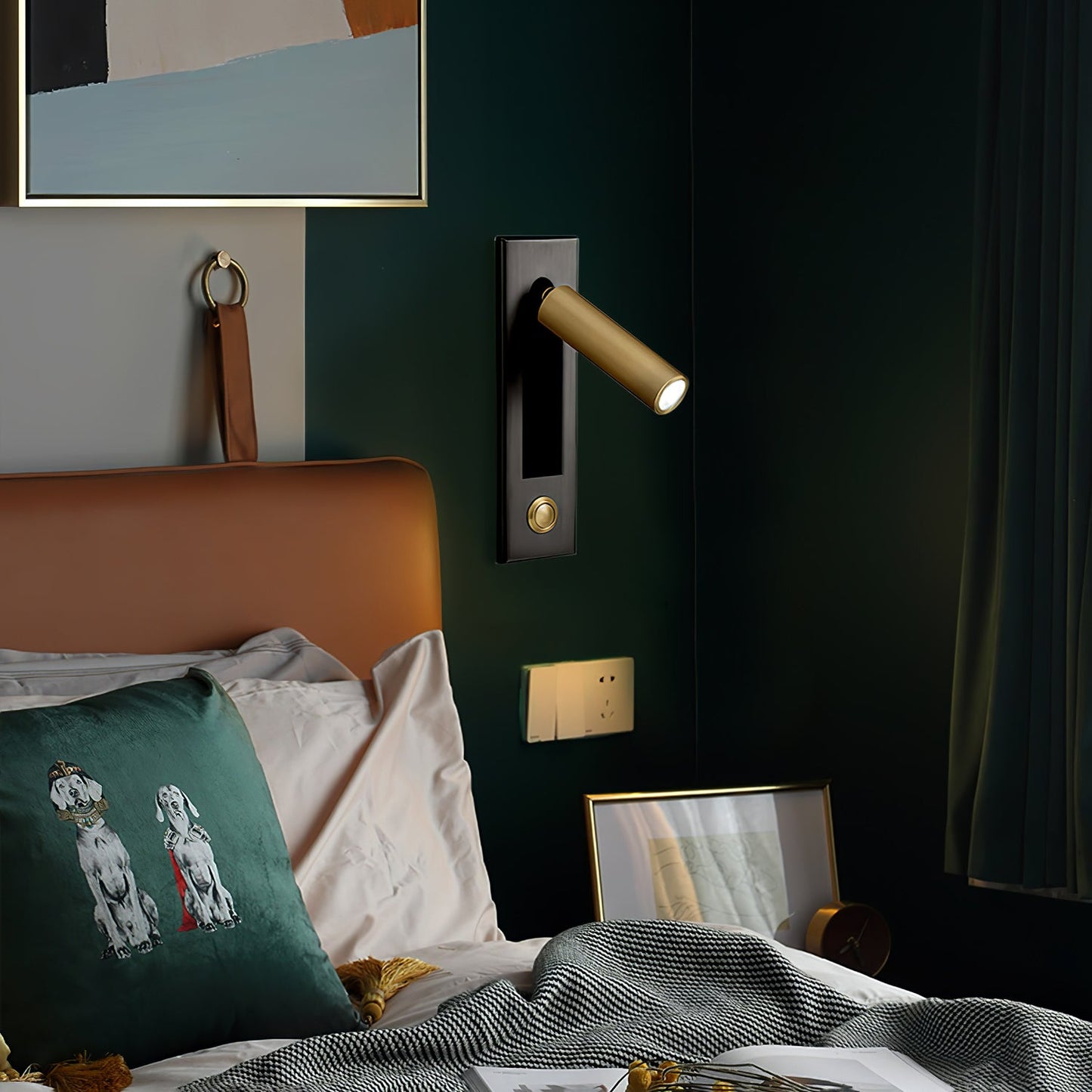 Bedside Sconce | Adjustable LED Wall Mounted Lamp with Hidden Switch 4
