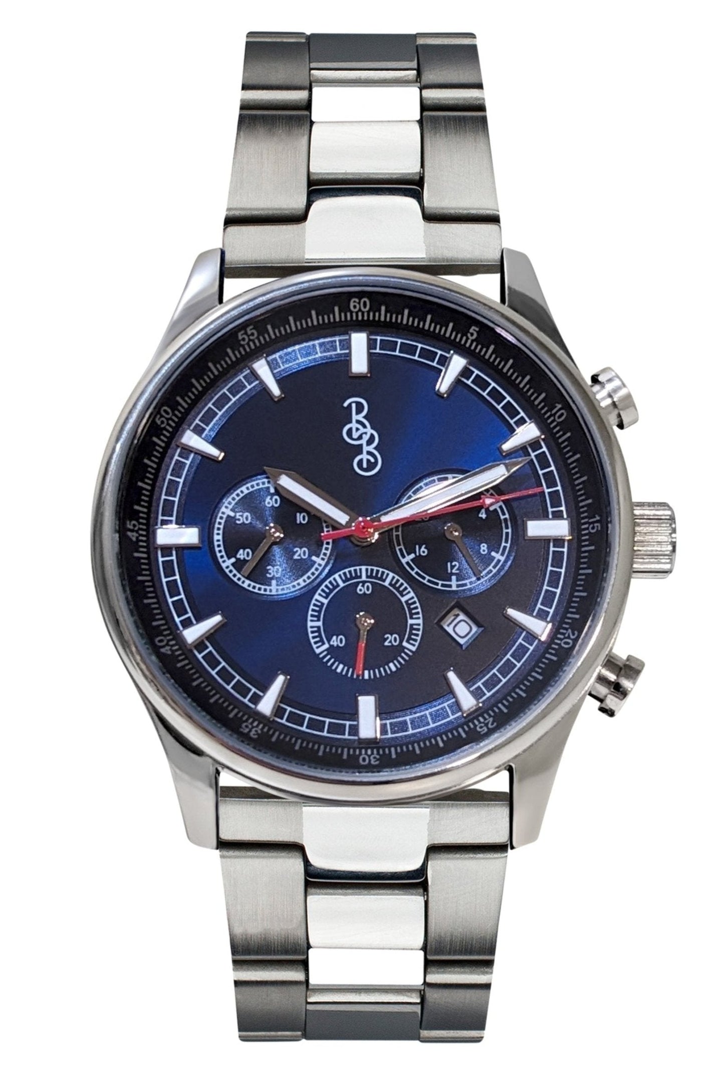 Niebieski sportowy chronograf