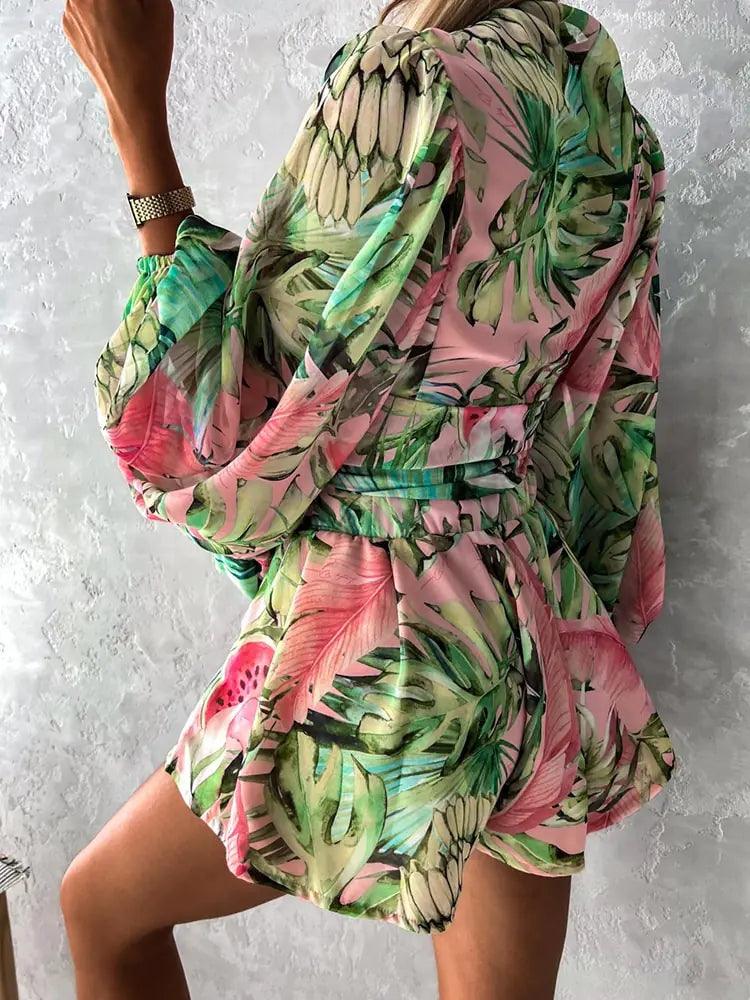Boho Lace Playsuit for Women | Lightweight Summer Jumpsuit with Chic Detailing 3