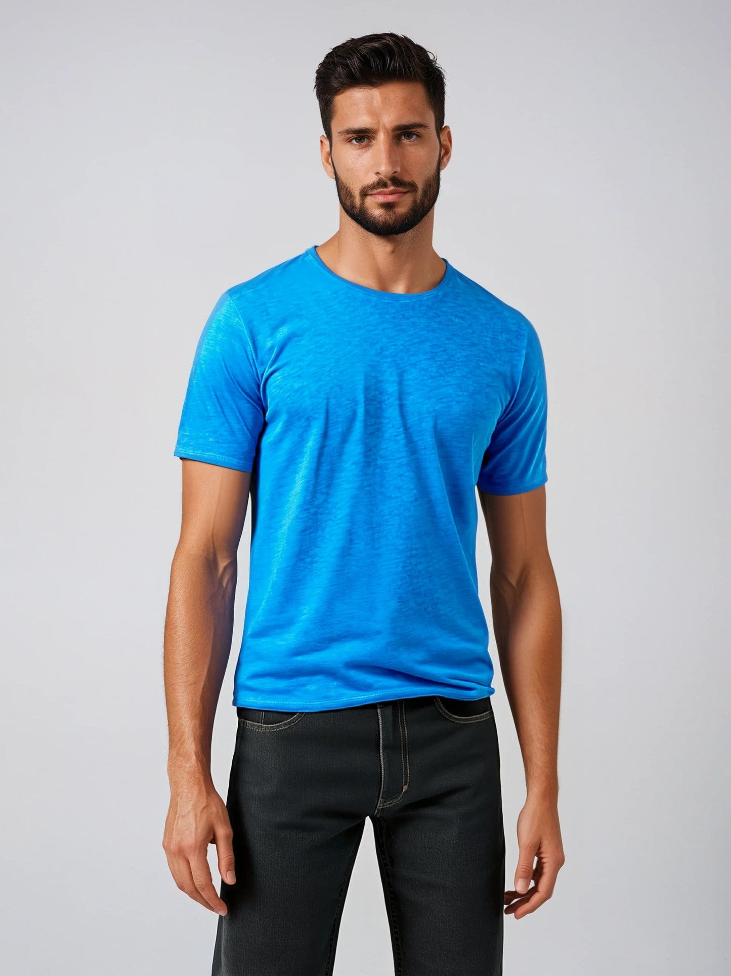 Short Sleeve Roll Neck T