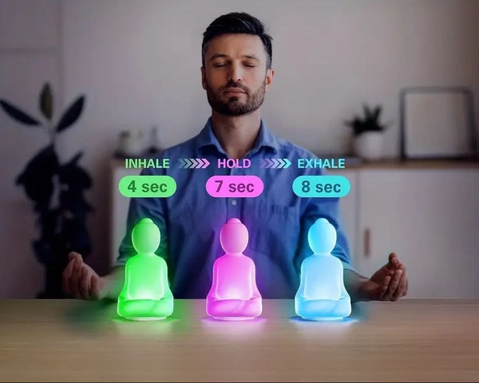 Breathing Relaxation Lamp | Color-Changing Guided Breathing Light 1