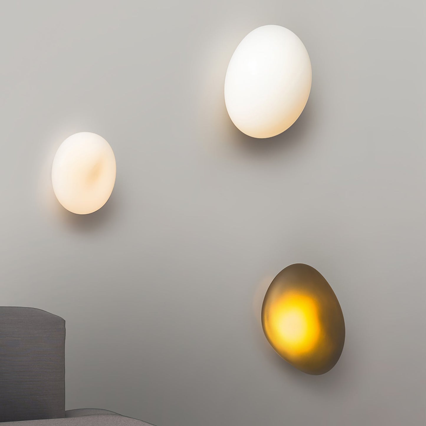 Bubble Glass Wall Sconce | Sculptural Design with Integrated LED Lighting 5