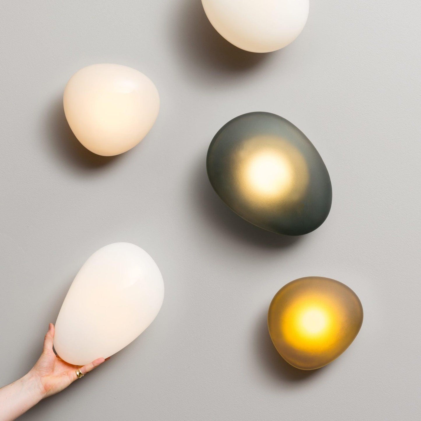 Bubble Glass Wall Sconce | Sculptural Design with Integrated LED Lighting 6