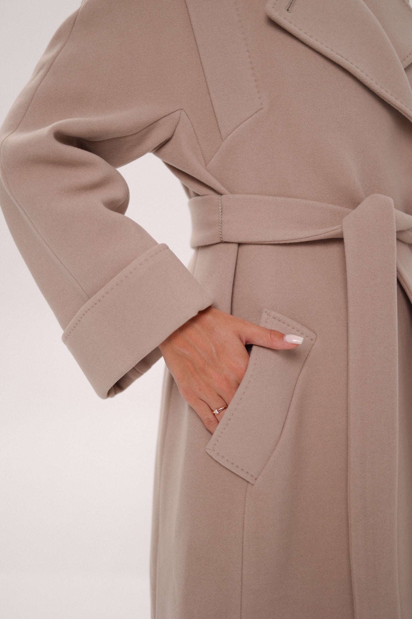 Cappotto classico in misto lana e cashmere Firenze